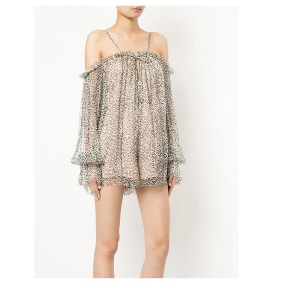 Alice McCall I'll Take You Silk Playsuit